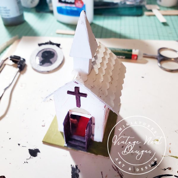 Church House No.5 Handmade Miniature image 22