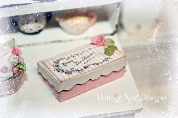 Box No.20 Dollhouse Miniature Handmade image 6