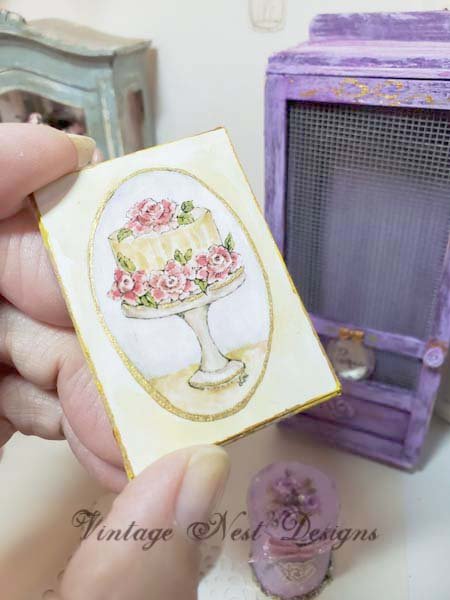 Cake No.11:1 Dollhouse Miniature Handmade image 5