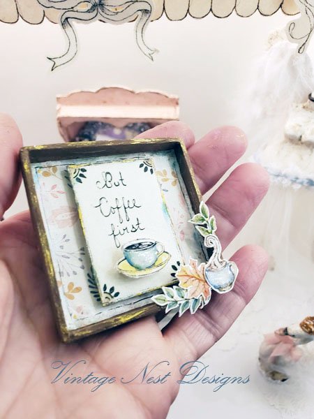 But Coffee First No.1 Dollhouse Miniature Handmade image 1