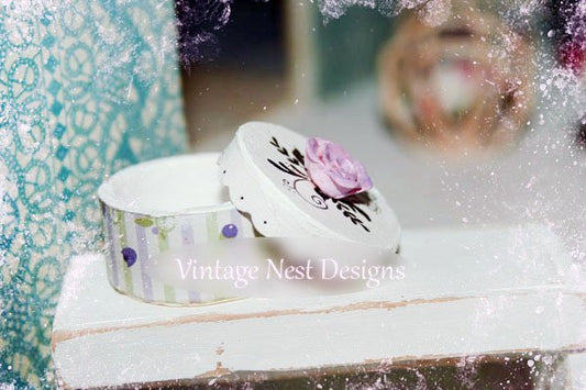 Hat Band Box No.13 Dollhouse Miniature Handmade image 0