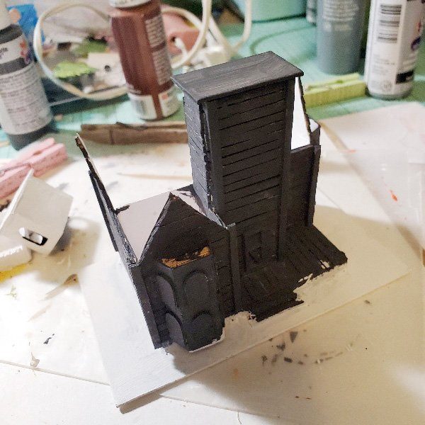 Haunted Halloween Dollhouse Mansion No.1 Handmade Miniature image 15