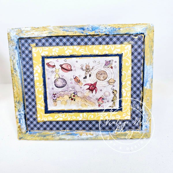 Sun Moon Stars Rocket Ship No.1:2 Dollhouse Miniature Handmade image 1
