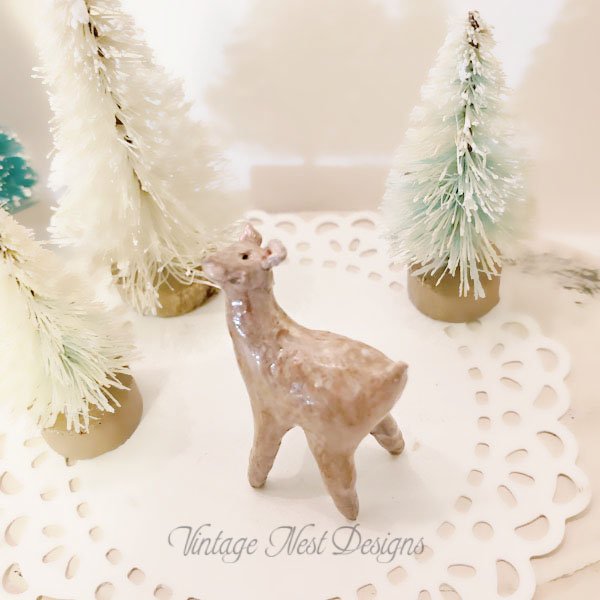 Deer No.3 Dollhouse Miniature Handmade image 4