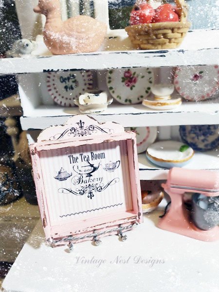 Cabinet Shelf No.59 Dollhouse Miniature Handmade image 2