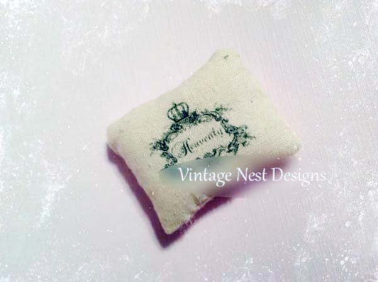 Heavenly Pillow No.1 Dollhouse Miniature Handmade image 0