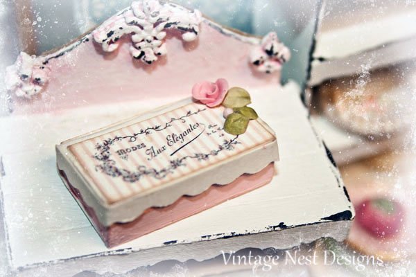 Box No.20 Dollhouse Miniature Handmade image 0