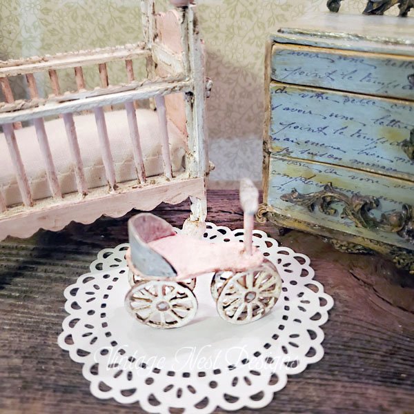 Scooter No.3 Wooden Toy Dollhouse Miniature Handmade image 3