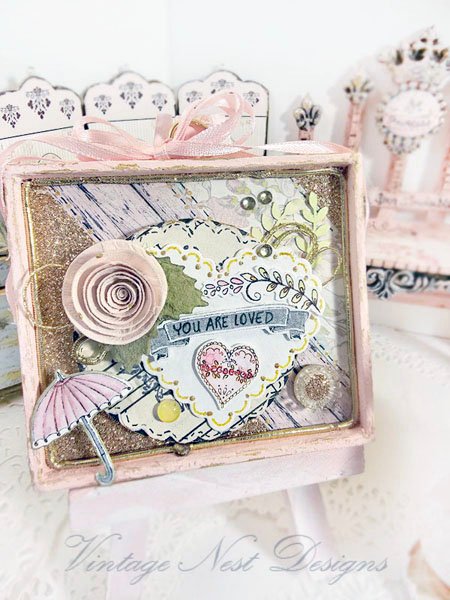 Inspirational Quote No.2 Miniature Handmade Wooden Framed Art image 1