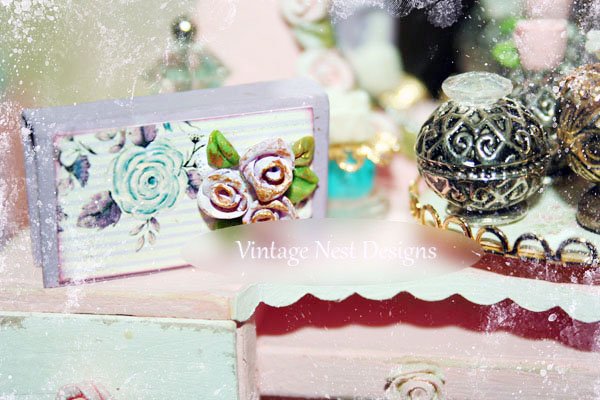 Box No.29 Dollhouse Miniature Handmade for Dolls image 6
