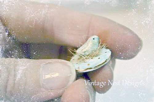 Bird Nest Bowl No.1 Handmade Miniature image 2
