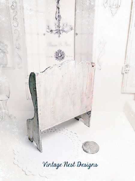 Bench No.4 Dollhouse Miniature Handmade image 3