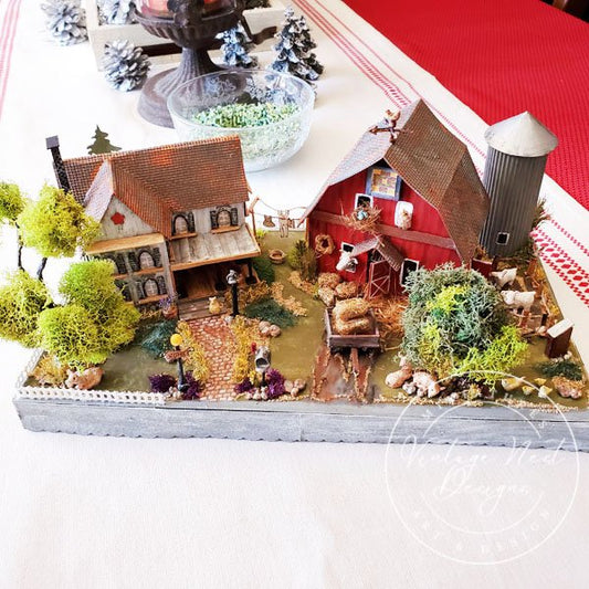 Farmhouse No.1 Handmade Miniature image 0