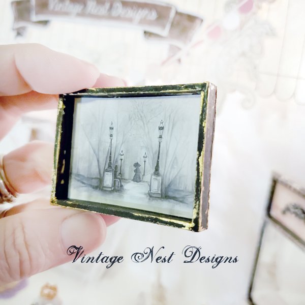 London Fog No.1:2 Dollhouse Miniature Handmade image 1