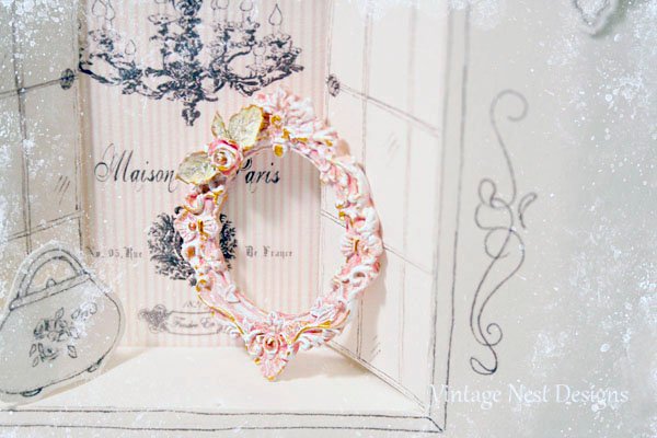 Frame No.8 Dollhouse Miniature Handmade image 6