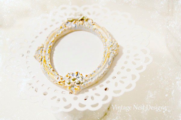Frame No.5 Dollhouse Miniature Porcelain Handmade image 4