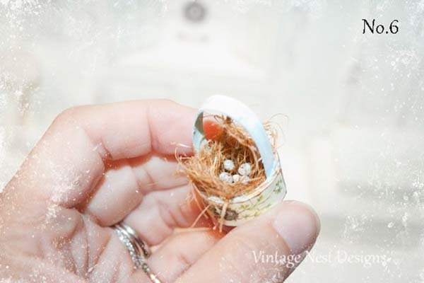 Bird Nest Baskets No.6 Handmade Miniature image 3