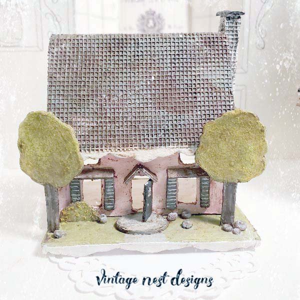 Shabby Pink Dollhouse No.3 Handmade Miniature image 4