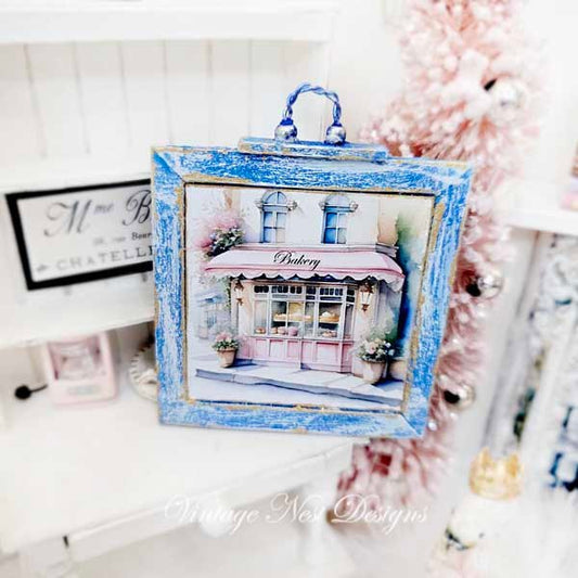 Pink Bakery Shop No.1:1 Dollhouse Miniature Handmade image 0