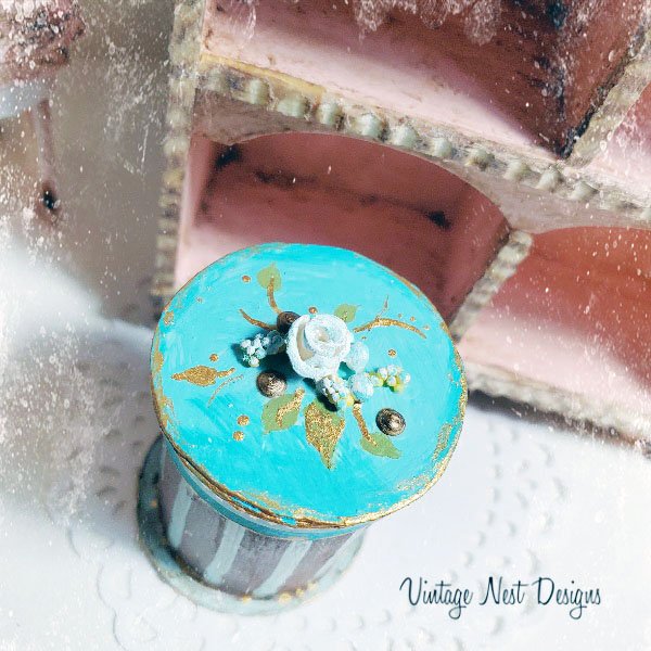 Box No.94 Dollhouse Miniature Handmade for Dolls image 9