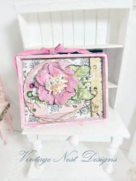 Inspirational Quote No.3 Miniature Handmade Wooden Framed Art image 0
