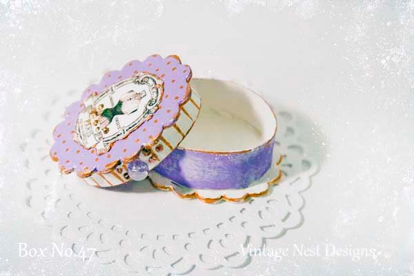 Box No.47 Dollhouse Miniature Handmade image 1