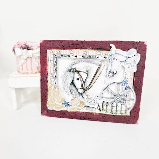 3D Andalusian Horse No.1:6 Dollhouse Miniature image 0