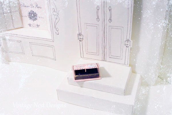 Box No.30 Dollhouse Miniature Handmade image 1