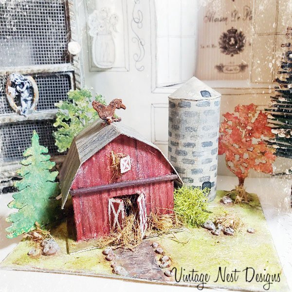 Barn No.1 Handmade Miniature image 1
