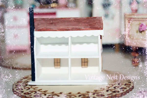 Shabby Pink House No.4 Handmade Miniature image 2