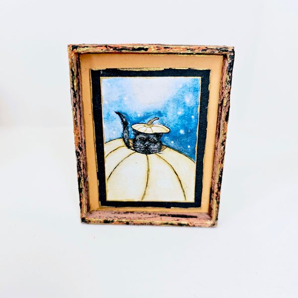 Dollhouse Miniature Pumpkin Kitty No.1:2 image 2