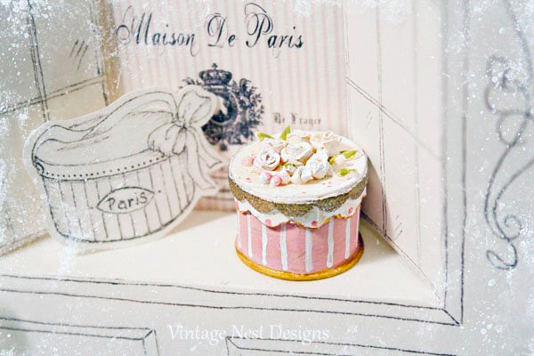Box No.45 Dollhouse Miniature Handmade image 3
