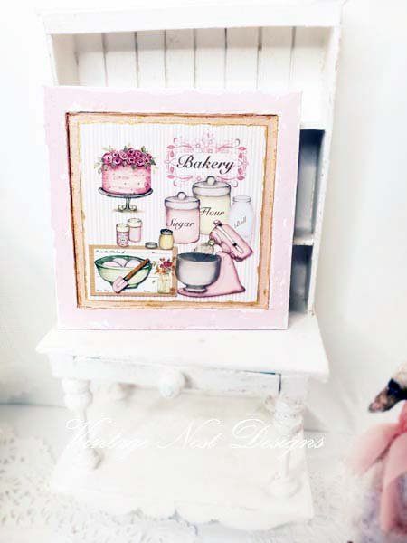 Bakery Pink Mixer No.1:5 Dollhouse Miniature Handmade image 9
