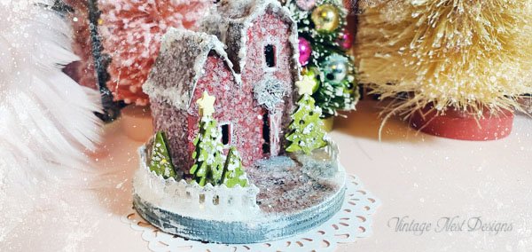 Christmas Barn No.1 Handmade Miniature image 2