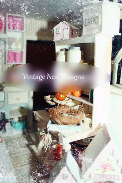 Bird Nest No.25 Dollhouse Miniature Handmade image 1