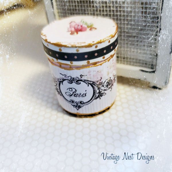 Box No.93 Dollhouse Miniature Handmade image 1