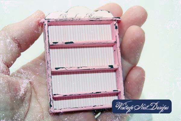 Shelf No.1 Dollhouse Miniature Handmade image 0